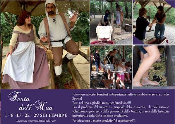 festa delluva parco delle fiabe tutte le domeniche di settembre