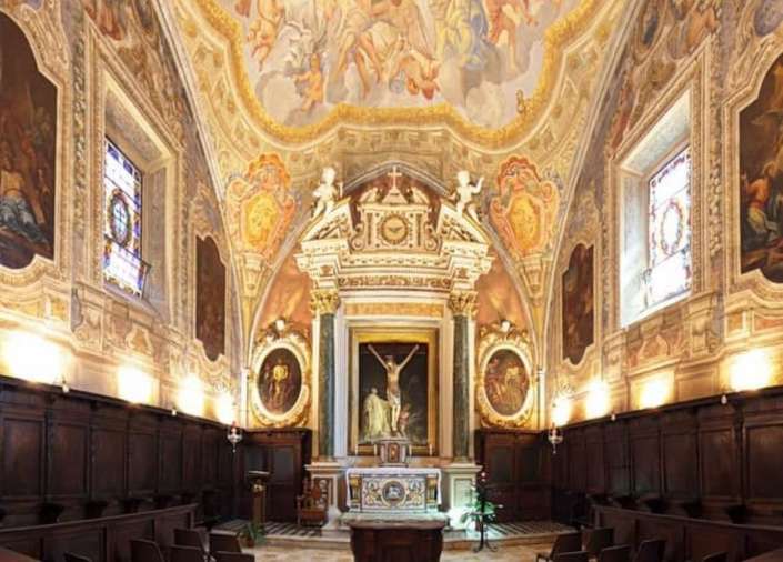 abbazia di monte oliveto maggiore interno chiesa mi diverto travel 1775228776097